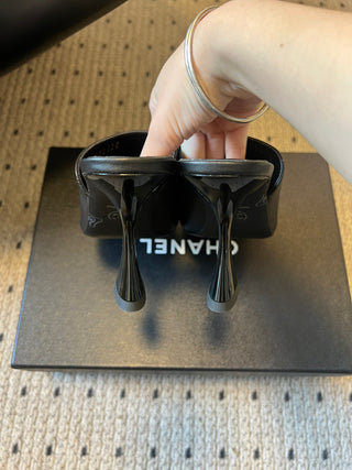 Spring/Summer New High-Heeled Mule Slippers