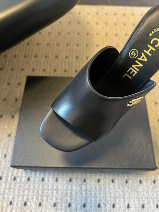 Spring/Summer New High-Heeled Mule Slippers