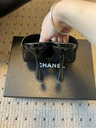 Spring/Summer New High-Heeled Mule Slippers