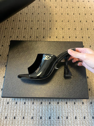 Spring/Summer New High-Heeled Mule Slippers