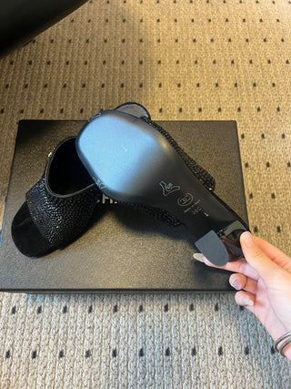 Spring/Summer New High-Heeled Mule Slippers