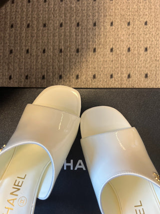 Spring/Summer New High-Heeled Mule Slippers