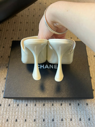 Spring/Summer New High-Heeled Mule Slippers