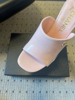 Spring/Summer New High-Heeled Mule Slippers