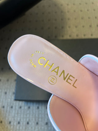 Spring/Summer New High-Heeled Mule Slippers