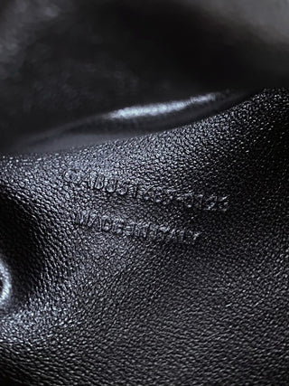 Ys⭐️Icarino quilted Nappa leather handbag, suede caramel color 🪹