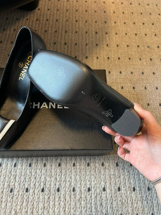 square-toe chunky heels