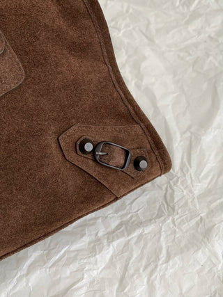 ba1enciaga le city motorcycle bag, small/S, dark brown