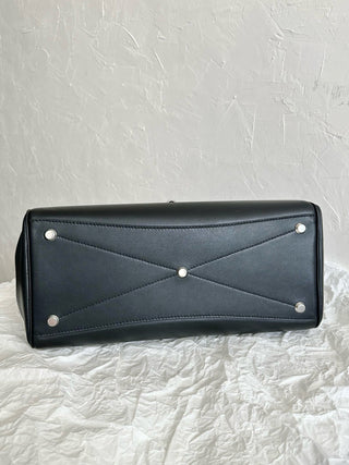 ba1enciaga bel air black and silver medium size 🖤