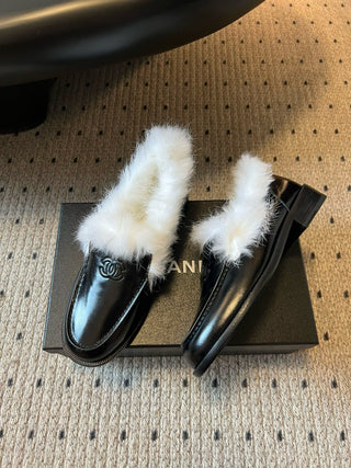 CHANE* Autumn/Winter New Plush Loafers