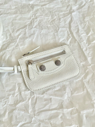 ba1enciaga neo cagole motorcycle bag XS with white diamond