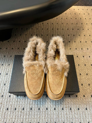 CHANE* Autumn/Winter New Plush Loafers