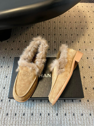 CHANE* Autumn/Winter New Plush Loafers