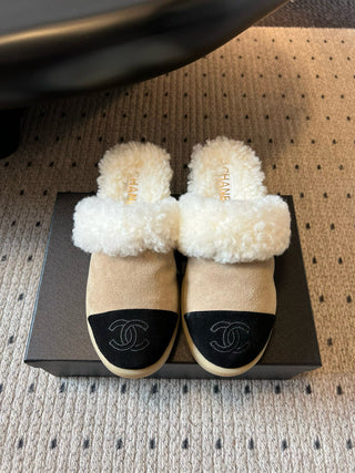 CHANE* Autumn/Winter New Sheepskin Slippers