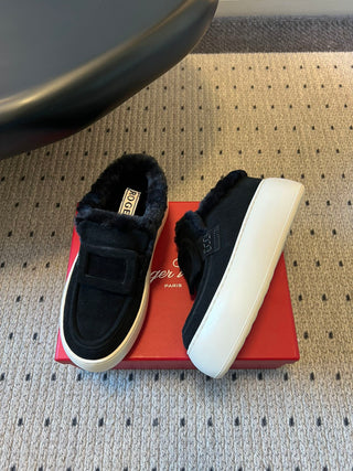 Autumn/Winter New Warm Fleece-Lined Casual Shoes