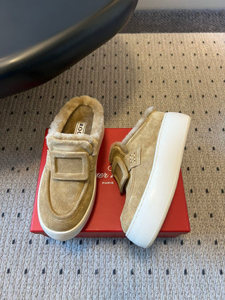 Autumn/Winter New Warm Fleece-Lined Casual Shoes