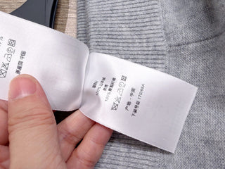 New wool knit wide-leg pants