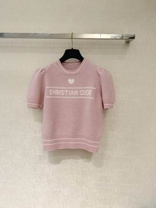 Limited Edition Christmas Knitted Short-Sleeve