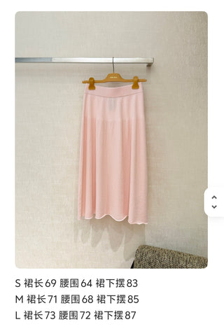 Loro Pian* knit collection semi-skirt