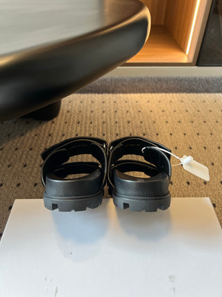 Prad* 26ss Spring/Summer New Model with Dual Straps and Velcro Closures