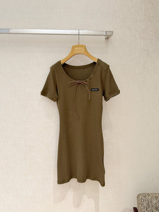 Miu Mi*26 Summer Collection: Knit Short-Sleeve Dress