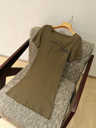 Miu Mi*26 Summer Collection: Knit Short-Sleeve Dress