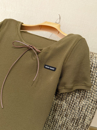 Miu Mi*26 Summer Collection: Knit Short-Sleeve Dress