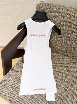 Chrome Hearts vintage-style vest, white