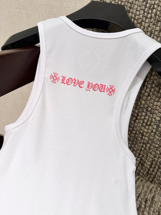 Chrome Hearts vintage-style vest, white