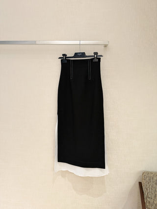 ELSA side-seamed flared skirt