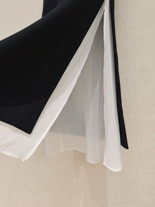 ELSA side-seamed flared skirt