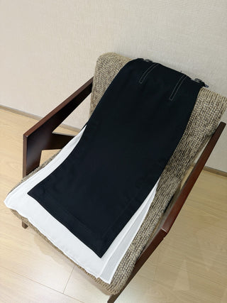 ELSA side-seamed flared skirt