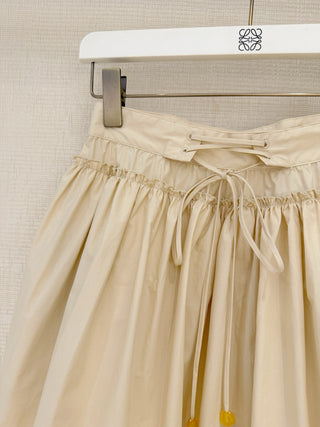 Loew*26 Pleated Petal-Inspired Skirt