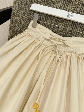 Loew*26 Pleated Petal-Inspired Skirt