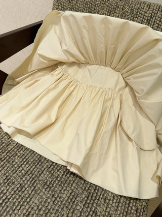 Loew*26 Pleated Petal-Inspired Skirt