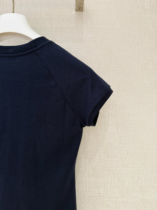 Loew* Spring-Summer 2026 New Collection Anagram Embroidered T-Shirt
