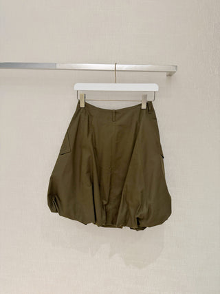 Loew*26’s new Olive Green Irregular Petal Skirt