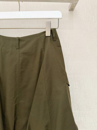 Loew*26’s new Olive Green Irregular Petal Skirt