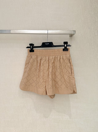 Fend*2026 Spring-Summer New Collection: Lace-Embellished Classic Floral Shorts
