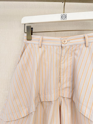 Loewe’s new 2026 Spring-Summer collection of 100% cotton striped shorts.