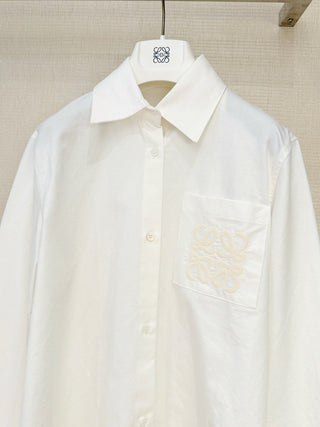 Loewe SS26 Summer White Shirt.