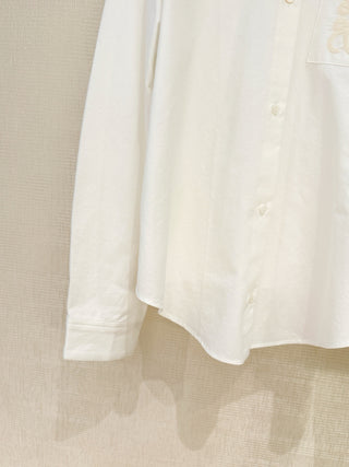 Loewe SS26 Summer White Shirt.