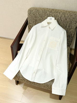 Loewe SS26 Summer White Shirt.