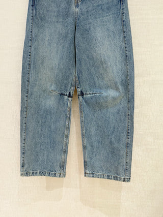 Loewe’s new spring/summer 2026 radish-patterned jeans.