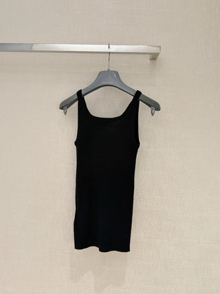 Prada Classic Model with Letter Logo Knit Vest.