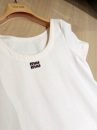 MiuMi*26 High Edition Series Summer New Arrivals: Short-Sleeve Dress