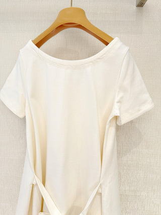 MiuMi*26 High Edition Series Summer New Arrivals: Short-Sleeve Dress