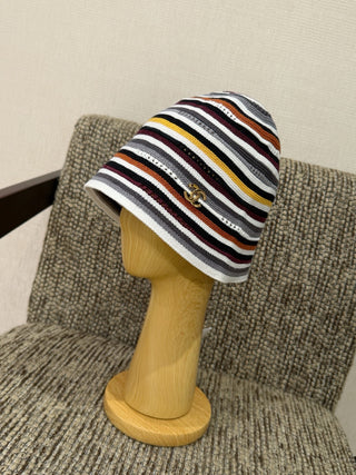 Chanel’s new spring 2026 striped knit fisherman’s hat