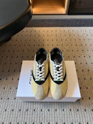 Celin*26ss Early Autumn New Collection Retro Color-Blocked De-Training Shoes