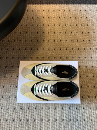 Celin*26ss Early Autumn New Collection Retro Color-Blocked De-Training Shoes